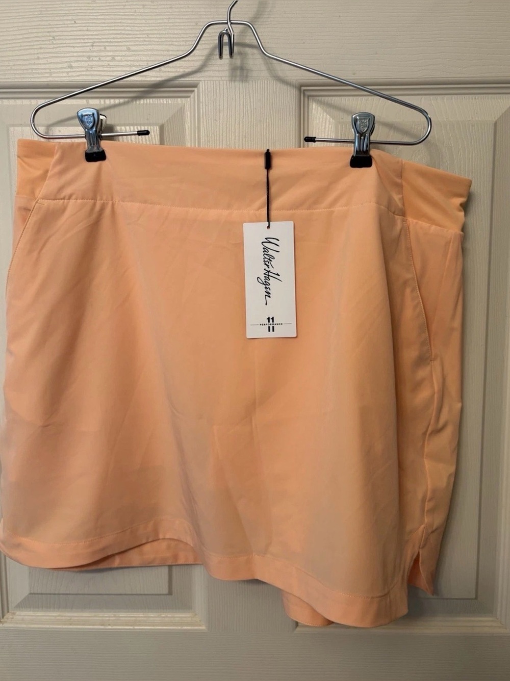 NWT Women's Walter Hagen P11 16” Lightweight Core Golf Skort Orange Size XL $60